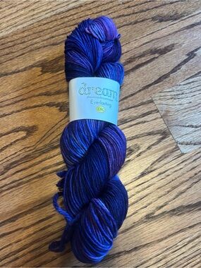 Dream in Color Everlasting DK Yarn Deep Purple Galaxy Superwash Merino Wool